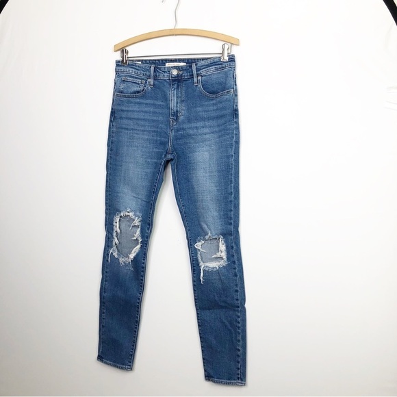 LEVI’S 721 high rise, skinny, distressed jeans - Picture 10 of 12